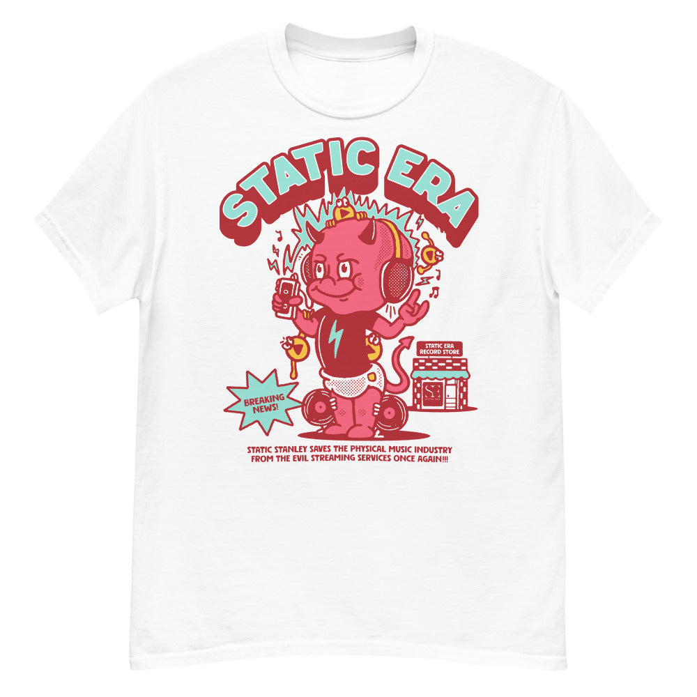 Static Era "Saturday Morning" White T-Shirt