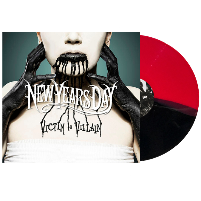 New Years Day - Victim To Villain (Red / Black Split)
